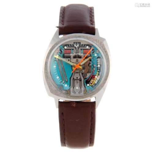 BULOVA - a gentleman's Accutron Spaceview wrist watch.