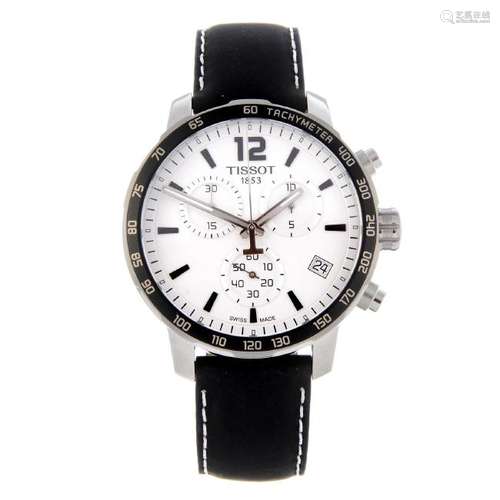 TISSOT - a gentleman's Quickster chronograph wrist