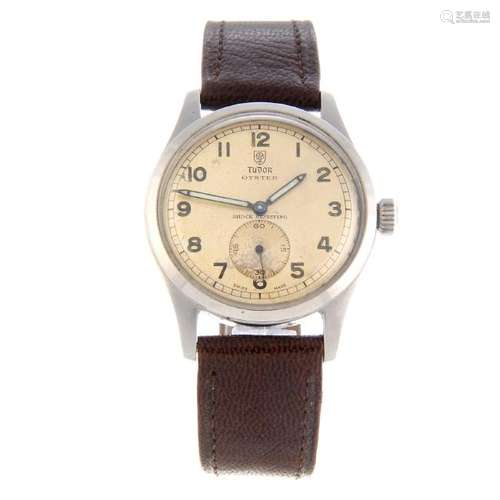 TUDOR - a gentleman's Oyster wrist watch. Stainless