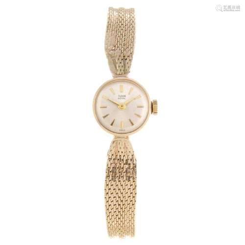 TUDOR - a lady's Royal bracelet watch. 9ct yellow gold