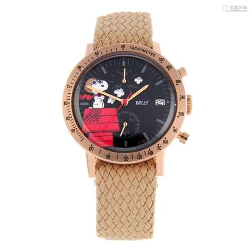 UNDONE - a Peanuts 'Flying Ace' chronograph wrist