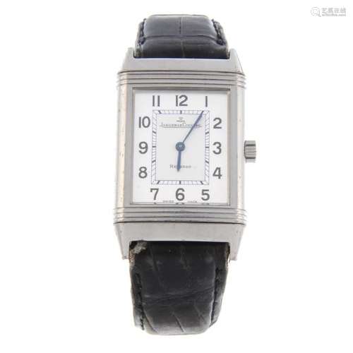 JAEGER-LECOULTRE - a mid-size Reverso wrist watch.