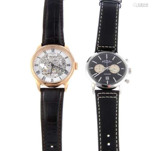 A bag of assorted Rotary watches. All recommended for