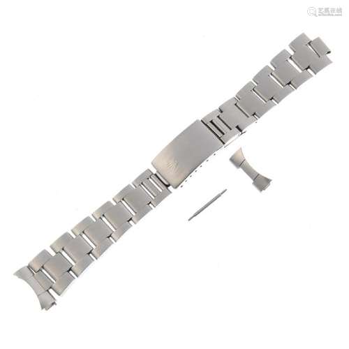 ROLEX - a gentleman's stainless steel Oyster bracelet