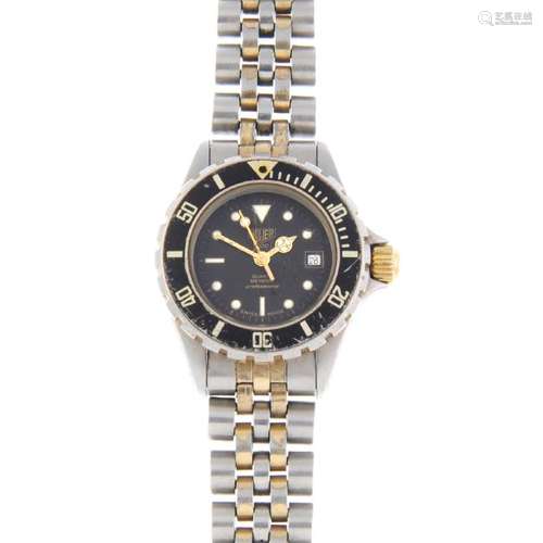 TAG HEUER - a lady's 1000 Series bracelet watch.