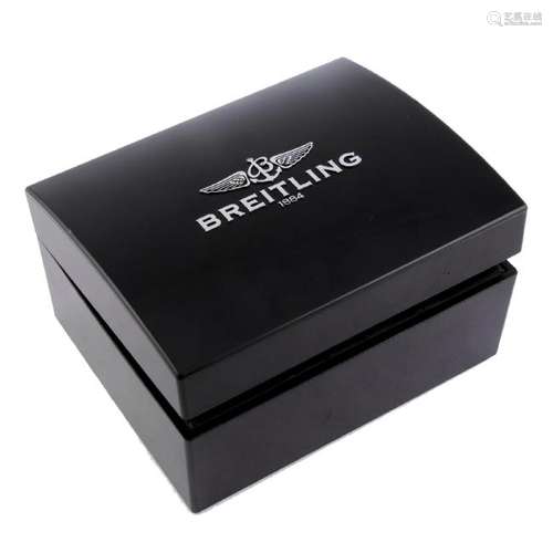 BREITLING - a complete watch box with two Omega service