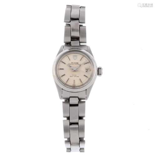 TUDOR - a lady's Princess Oysterdate bracelet watch.