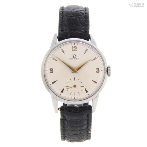 OMEGA - a gentleman's wrist watch. Stainless steel