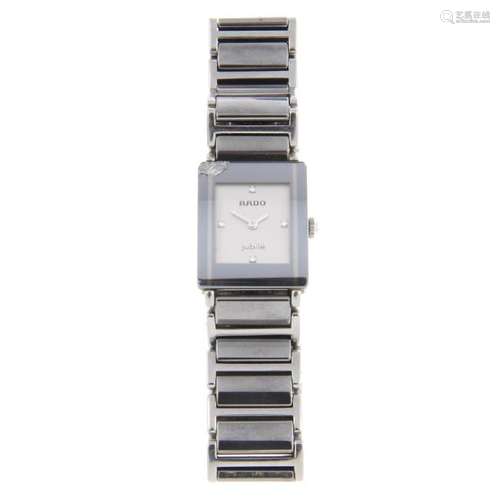 RADO - a lady's Jubilé bracelet watch. Stainless steel