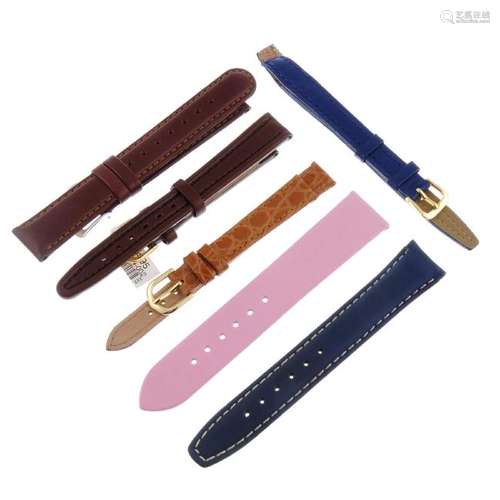 A bag of assorted watch straps. All recommended for