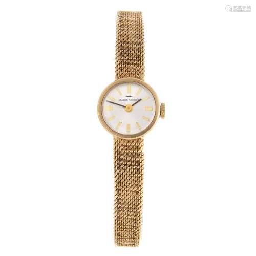 JAQUET-DROZ - a lady's bracelet watch. 9ct yellow gold