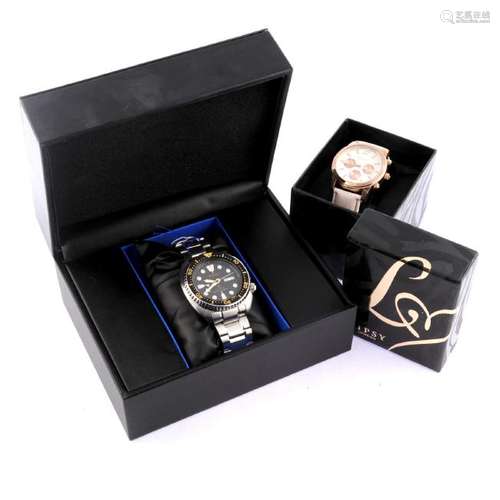 A group of assorted boxed watches, to include examples