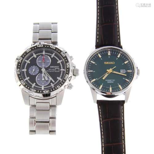 A bag of assorted Seiko watches. All recommended for