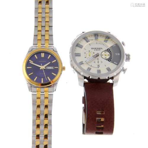 A bag of assorted watches, to include examples by