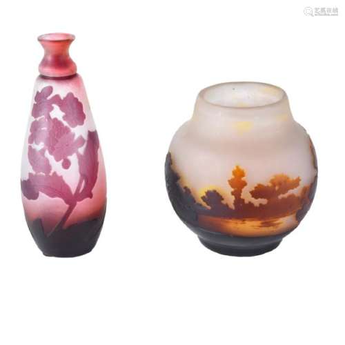 Two Galle Vases