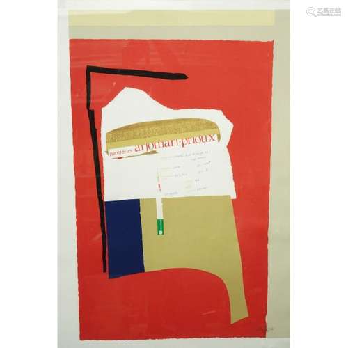 Robert Motherwell Lithograph