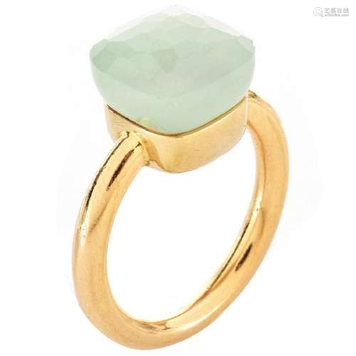 Pomellato Topaz and 18K Gold Ring