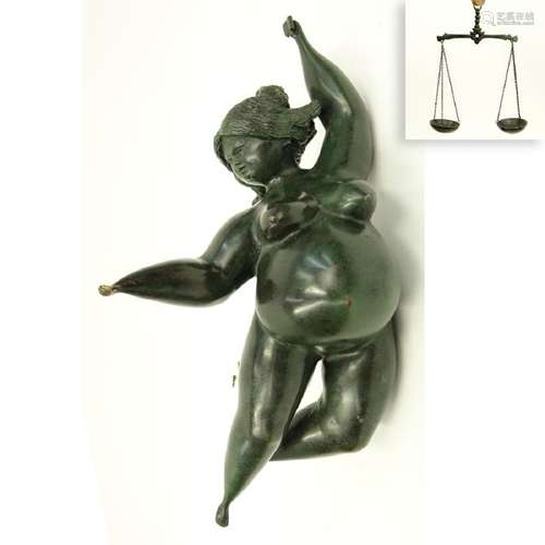 Ricietl Vurkovitsky, Colombian (20th C) Bronze