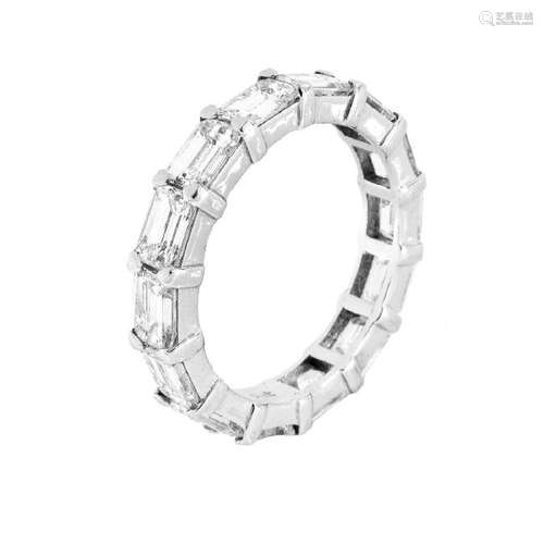 5.0ct TW Diamond and Platinum Eternity Band