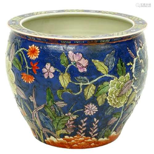 Chinese Porcelain Fish Bowl