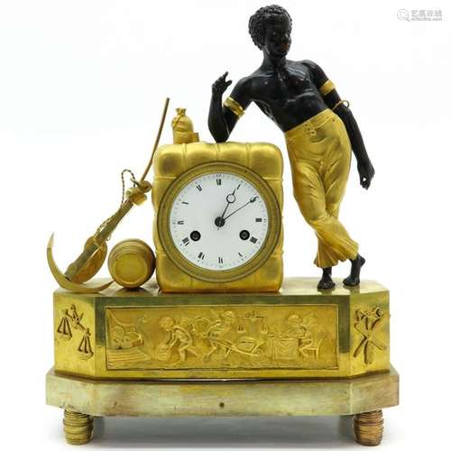 A French Au bon Sauvage Pendule Circa 1810