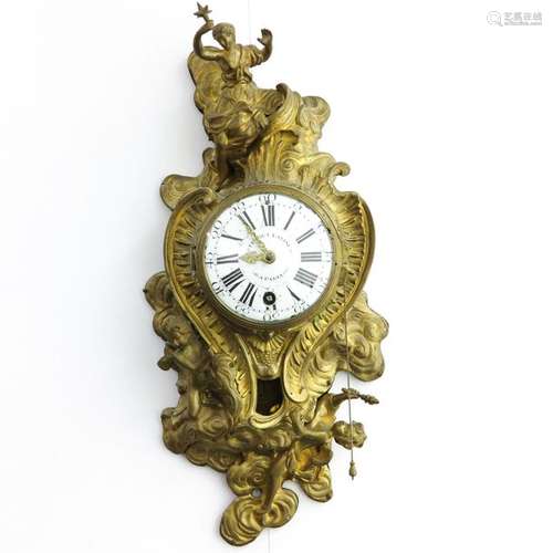 A French Cartel Clock Circa 1750