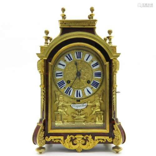 A Signed French Pendule Circa 1700 or Religieuze Clock