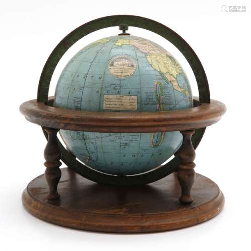 A Weber Costello Terrestrial Globe 1924