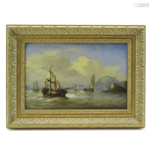 A 19th Century Oil on Panel Signed L. Jonker
