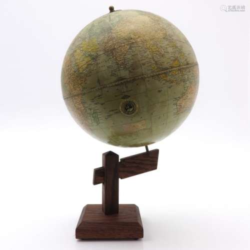 A Weber Costello Terrestrial Globe 1924