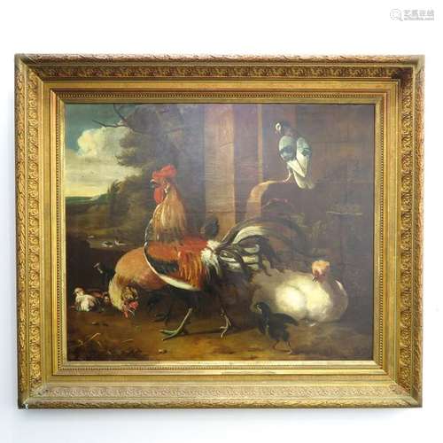 An Oil on Canvas Signed J.W. Van Lohuizen