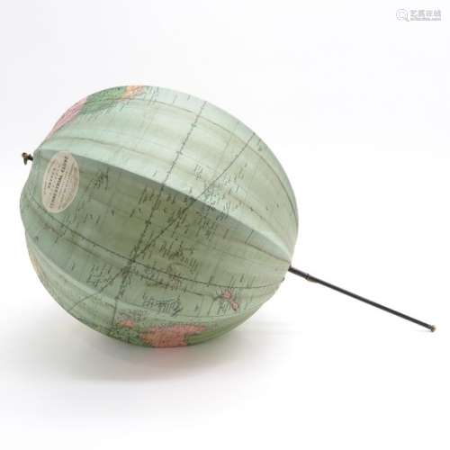 A Bett's Portable Terrestrial Globe with Box 1925
