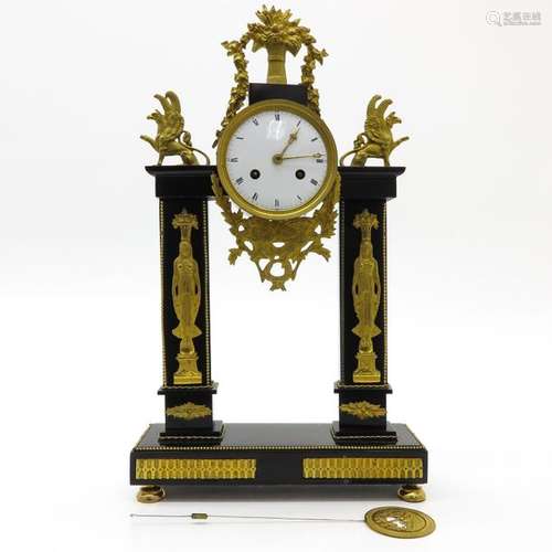 A 19th Century Louis XVI Pendule