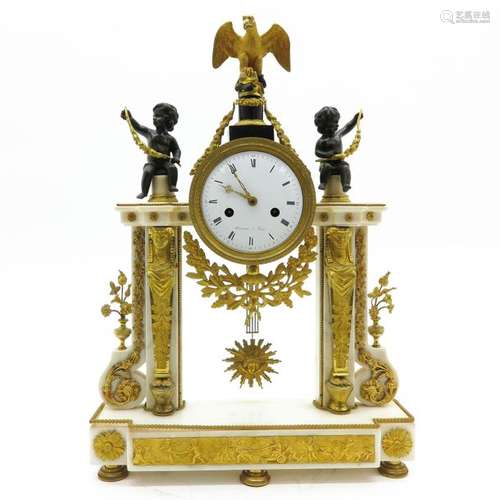 A French Louis XVI Period Portal Pendule Circa 1780