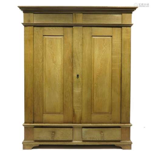 A 19th Century Oak Armoire