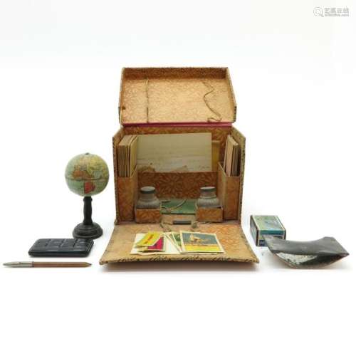 A Writing Set with Miniature Globe 1920
