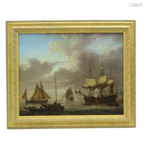 An 18th 19th Century Oil on Panel