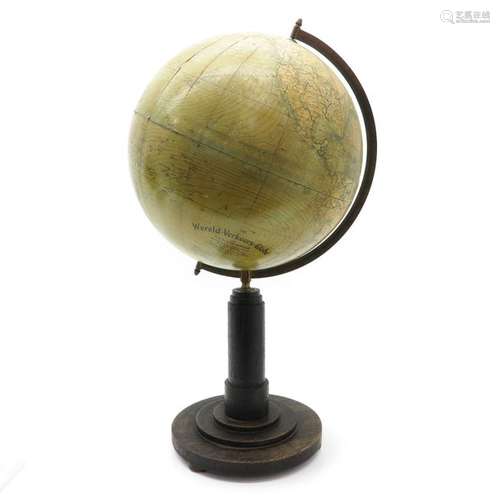 A Columbus Reuzen Wereld Verkeers Globe 1920