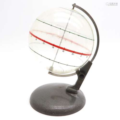 A French Educational Industrial Globe 1950