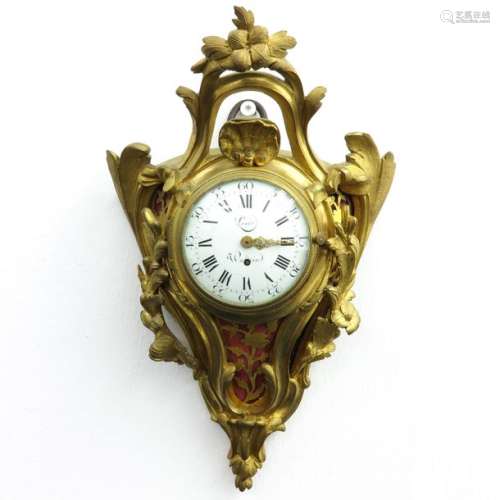 A French Cartel Clock Signed Louis Waltrin Circa 1750