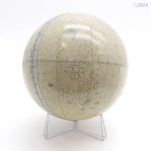 A Globe McNally Moon Globe 1969