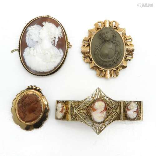 A Lot of Cameo Jewelry