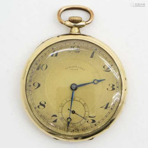 A Mens 14KG PH. Dubois & Fils Pocket Watch