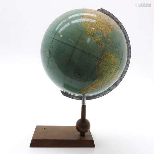 A Tell Globe Kummerly & Frey 1950