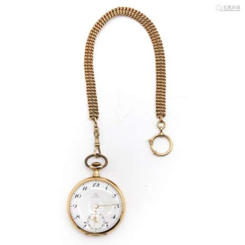 A 14KG Pocket Watch with Chain