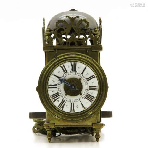A French Miniature Alarm Clock Circa 1750