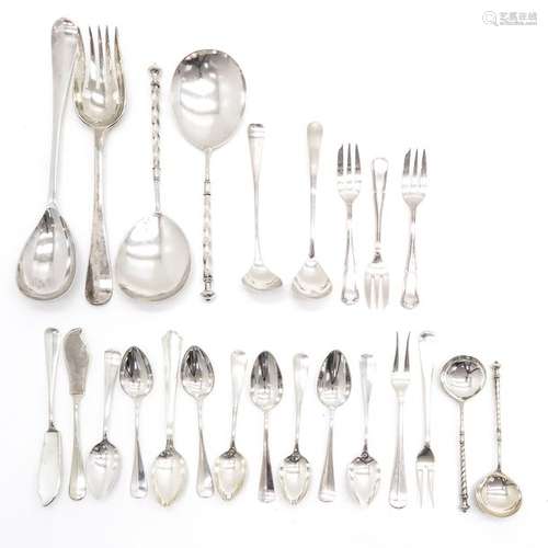 A Diverse Lot of Silver Cutlery