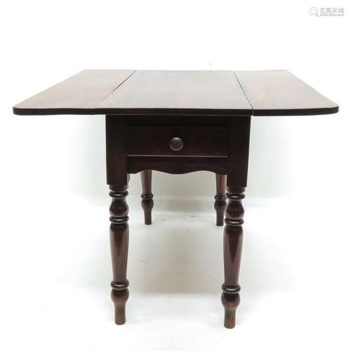 A 19th Century English Mahogany Gate Leg Table