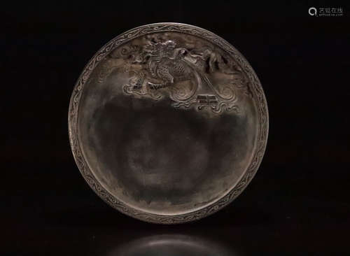 A DUAN STONE ROUND INK SLAB