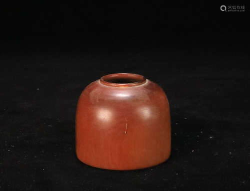 A HUANGYANG WOOD CARVED STUDY WASHER